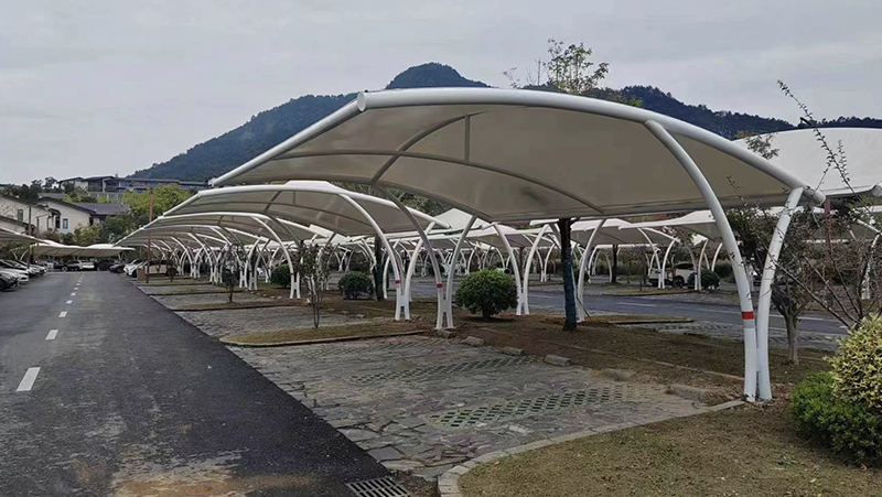 電瓶車(chē)停車(chē)棚案例